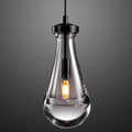 Modern Raindrop Pendant Lights, Pendant Lights for Kitchen Island, Black Brass Base Dining Room Light Fixtures, Interior Chandelier in The Living Room Hallway, Including Bulb-Ruum Studio Home