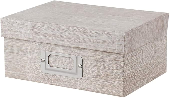 Briful Photo Boxes with Lids - 4 in 1 Set Waterproof Storage Boxes with Handles - Decorative Multiple Size Storage Bins for Clothes/Shoes/Office/Cosmetic/Books-Ruum Studio Home