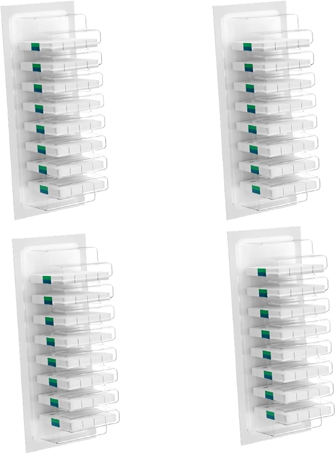 Disposable Toilet Brush with Replaceable Heads, Wall-Mounted Holder, Hygienic Bathroom Cleaning Tool (32 Refills)-Ruum Studio Home