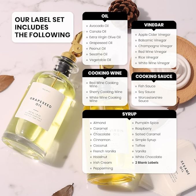 Molimoli Glass Oil Dispenser Bottle for Kitchen, Weighted Pourer, Olive Oil Cruet | 350ml, Set of 1-Ruum Studio Home