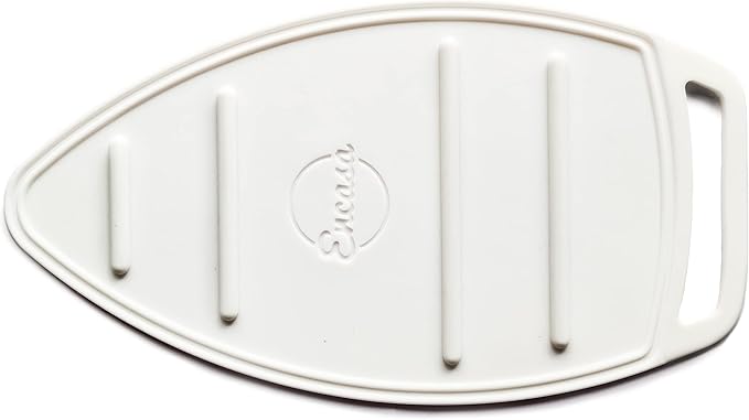 Encasa Homes Silicon Mat for Hot Iron Rest - Heat Resistant, Anti - Slip, Thicker Pad for Protecting Your Table During Ironing, Non-Burning, Machine Washable, Durable - White-Ruum Studio Home