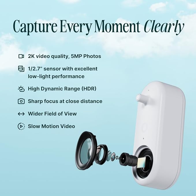 Birdbuddy PRO Solar Smart Bird Feeder with Camera - AI Bird Species Identification, 5MP Photos, 2K HD Video Live Stream Camera, Slow-Motion Video, 2.6in Focus - Blue Solar-Ruum Studio Home