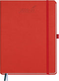 BEZEND Planner 2025-2026 Weekly and Monthly, 8.5" x 11" Academic Calendar (Jul 25-Dec 26) Vertical Daily Appointment with Hourly Timeslot & Monthly Tab, PU Leather Hardcover - Red-Ruum Studio Home