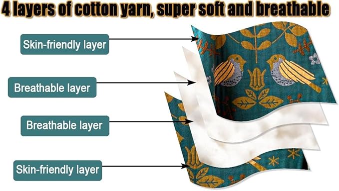 Summer Throw Blanket for Bed Couch 90''x 98'' Boho Throws 100% Cotton Muslin Travel Mexican Blanket Warm Soft Blankets Decorative Farmhouse Vintage Throws and Best Gifts-Ruum Studio Home