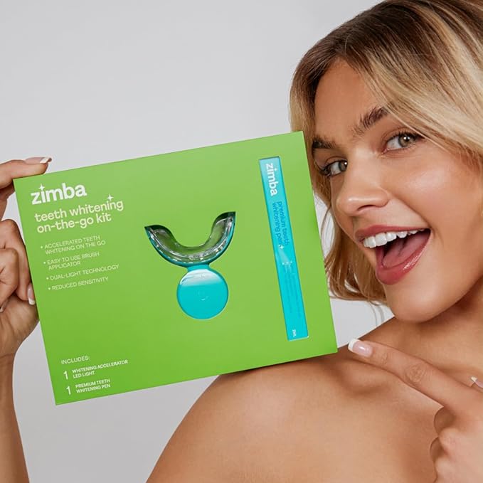 New Zimba Whitening On-The-go Kit | Cordless LED Accelerator Light and Whitening Pen-Ruum Studio Home