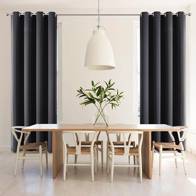 ChrisDowa Custom Blackout Curtain for Bedroom and Living Room. Thermal Insulated Room Darkening Curtain 1 Panel (Custom Size and Color)-Ruum Studio Home