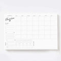 Bliss Collections Monthly Planning Pad, To Do List Notebook - Undated Tear-Off Sheets Notepad - Work Calendar, Organizer, Scheduler for Goals, Tasks - Productive, 12" x 18", 18 Sheets-Ruum Studio Home