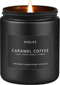 Caramel Coffee Candle | Men Scented Candles for Home, Candles Gifts for Women Men - Soy Candle for Home Scented - Aromatherapy Gifts for Men - 7oz 50 Hours Long Burning-Ruum Studio Home