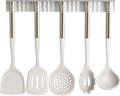 OOU Silicone Kitchen Cooking Utensils Set, 446°F Heat Resistant Kitchen Tool Set with Magnetic Wall Mounted Holder, 6 pcs Spatula Set with Stainless Steel Handle, Dishwasher Safe-Ruum Studio Home
