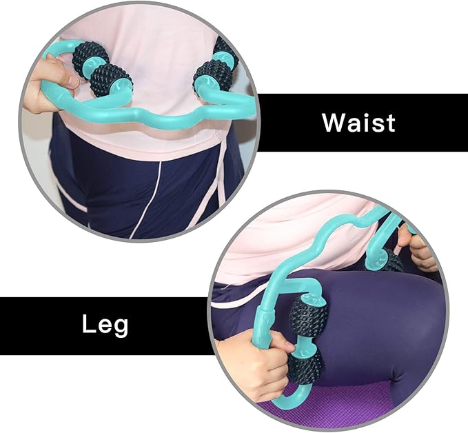 Cellulite Massage Tool Deep Fascia Massager & Dimpled Skin Remover for Legs - Anti-Cellulite Roller Tech with Lymphatic Drainage, Smooth Skin & Pain Relief for Thighs & Buttocks Sculpting-Ruum Studio Home