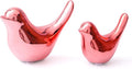 Notakia Small Birds Statues Pink Home Decor Modern Style Decorative Ornaments for Living Room, Bedroom, Office Desktop, Cabinets (2Pcs Pink Birds)-Ruum Studio Home