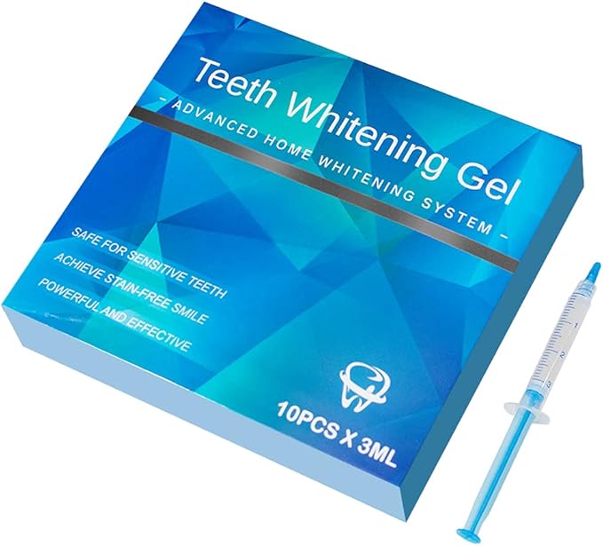 10pcs 3ml Teeth Whitening Gel Syringes, Refills 35% CP Bleaching Gel Kit Tooth Whitener Gel for Home Use-Ruum Studio Home