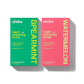 Zimba Teeth Whitening Strips for Teeth Sensitive, White Strips for Teeth Whitening, Teeth Whitener Stain Remover 28 White Strips Included Per Pack, 2 Pack (14 Day Treatment), Spearmint and Watermelon-Ruum Studio Home