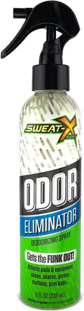 Sweat X Sport Extreme Odor Spray – Multipurpose Deodorizer for Stinky Shoes, Clothes, Sports Equipment & All Fabrics – Concentrated Formula, No Washing Required - Active Fresh Scent – 8 Fl Oz-Ruum Studio Home