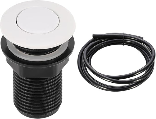 RQYEKDO Garbage Disposal Air Switch Kitchen Sink Top Long Stainless Steel Brushed Nickel Long 32mm/1.26 inch for Food and Waste Disposal On/Off Air Button Parts-Ruum Studio Home