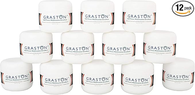 Graston Technique Vitamin E Enriched Emollient - 4oz Jar, Ideal for IASTM Lotion & Massage Therapy Cream, Perfect Vitamin E Cream for Massage and Physical Therapy, 12-Pack-Ruum Studio Home