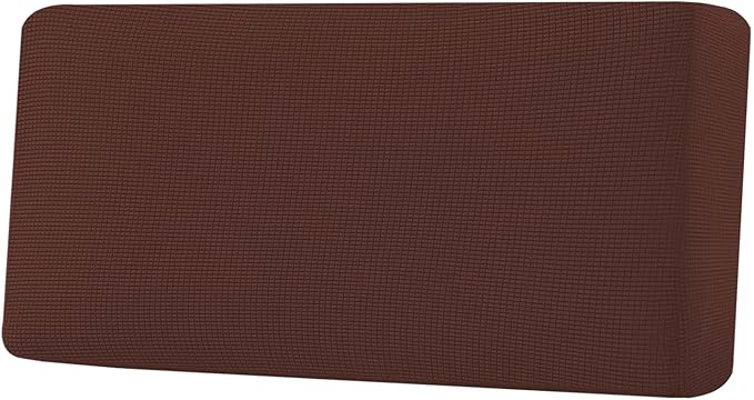 H.VERSAILTEX Super Stretch Individual Seat Cushion Covers Sofa Covers Couch Cushion Covers Slipcover Sets Thick Jacquard Textured Twill Fabric (1 Piece Sofa Cushion Cover, Burnt Brick)-Ruum Studio Home