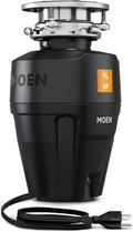 Moen Black EX Series Host Series 3/4 Horsepower Improved Installation Garbage Disposal, EX75C-Ruum Studio Home