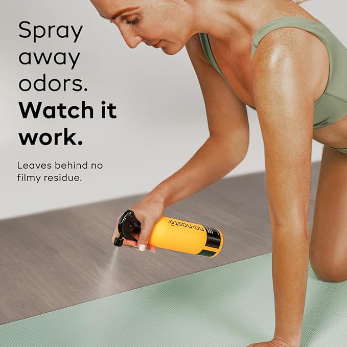 Nonaste Odor Eliminating Spray - 16 Fl Oz (Pack of 1) - Shoe & Yoga Mat Spray, Boxing Glove Deodorizer, Gym Bag Deodorizer, Fabric Odor Eliminator - No Washing Needed-Ruum Studio Home
