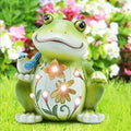 Solar Outdoor Frog Statue Lighting, Waterproof Frog Statue Light,Outdoor Lighting, Decorations for Patio,Yard,Lawn, Porch, Ornament-Ruum Studio Home