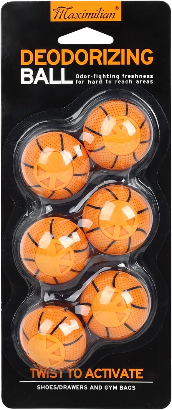 MAXIMILIAN Professional Shoe Deodorizer Balls | Shoe Fresheners Balls | Foot Odor Eliminator | Odor-Fighting Freshener for Neutralizing Odor and Refreshing Sneaker, Wardrobe, Bags-Ruum Studio Home