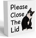 Funny Bathroom Decor, Funny Bathroom Wall Art, Black and White Bathroom Decor, Boho Bathroom Decor, Bathroom Decor for Shelves, Wooden Box Decor Sign for Home Farmhouse Living Room Table Shelf-Ruum Studio Home