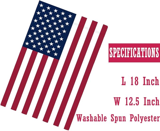 American Flag USA Garden Flag 12 x 18 - Patriotic Double Sided Small Flags for Yard-Ruum Studio Home