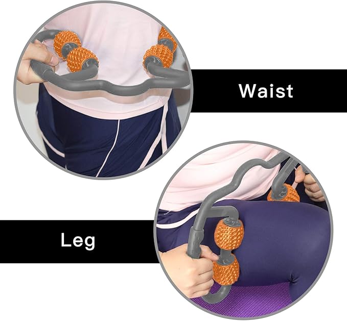 Cellulite Massage Tool Deep Fascia Massager & Dimpled Skin Remover for Legs - Anti-Cellulite Roller Tech with Lymphatic Drainage, Smooth Skin & Pain Relief for Thighs & Buttocks Sculpting-Ruum Studio Home