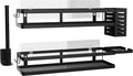 PUSDON Metal Wall Hanging Basket 2 Packs DIY Suitable for Multiple Scenes - Large Black Guardrail Suit-Ruum Studio Home
