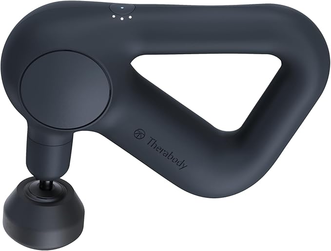 TheraGun Therabody Relief - Quiet Deep Tissue Therapy Massage Gun - Bluetooth Enabled, Electric Percussion Massage Gun & Personal Massager for Pain in The Neck, Back, Leg, Shoulder and Foot (Black)-Ruum Studio Home
