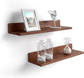 Mobili Fiver, Set of 2 Rachele Shelves, 31.49 in, Walnut, Made in Italy-Ruum Studio Home
