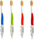 MOUTHWATCHERS Dr Plotkas Soft Bristle Flossing Toothbrush Manual Soft Toothbrush for Adults, Ultra Clean, Good for Sensitive Teeth and Gums, Variety 4 Pack, Colors May Vary-Ruum Studio Home