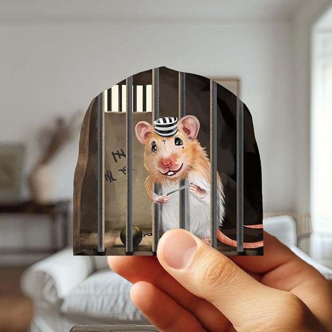 Mouse Reading Book, Wall Decor Sticker Decal, Kids Room, Classroom, Home, Bedroom, Bookcase, Book Lover, of Mice and Men, Children, Adorable, (Mouse Trap)-Ruum Studio Home