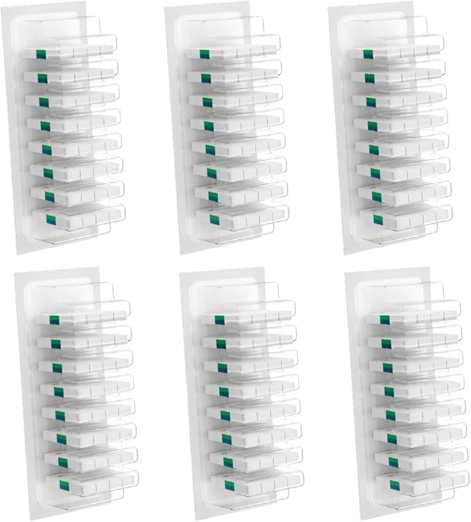 Disposable Toilet Brush with Replaceable Heads, Wall-Mounted Holder, Hygienic Bathroom Cleaning Tool (48 Box Refills)-Ruum Studio Home