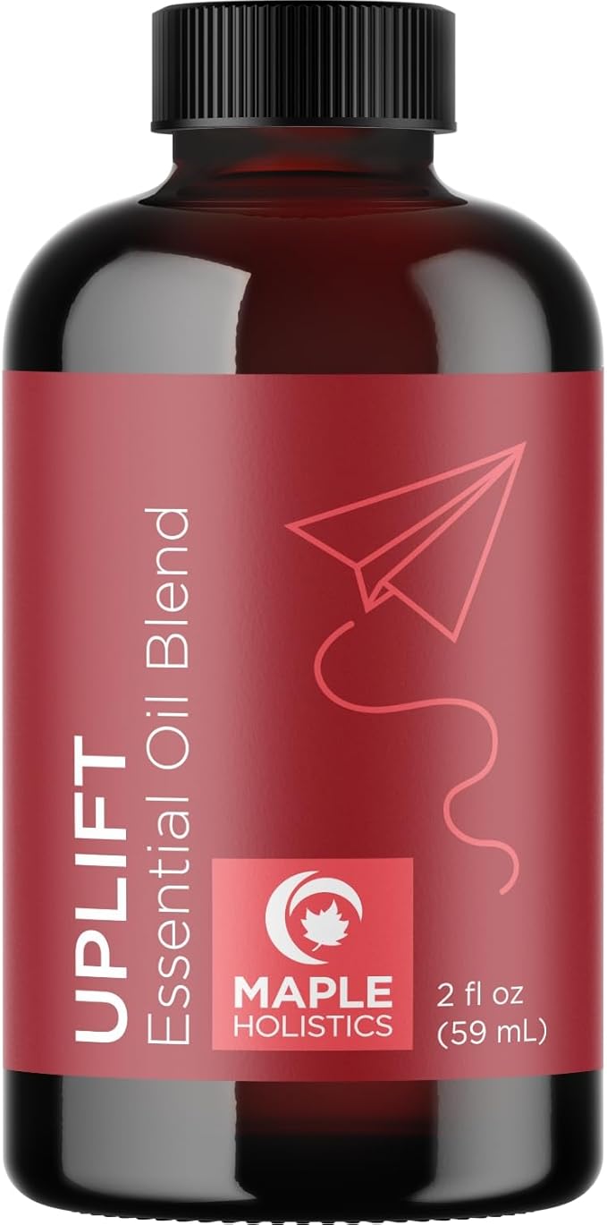 Uplift Aromatherapy Essential Oil Blend - Happy Essential Oil Blend of Calming Essential Oils for Diffusers for Home and Travel with Citrus Essential Oils and Pure Aromatherapy Oils for Diffusers 2oz-Ruum Studio Home