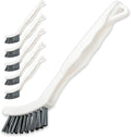 6-Pack Grout Cleaner Brush Scrub Set - Stiff Bristle Scrubbing & Detail Cleaning Brushes for Household Use on Bathtub, Shower, Kitchen, Tile Floors, Sink, Grooves, Window Tracks, Drains-Ruum Studio Home