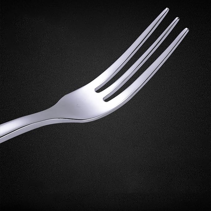 Crab Stainless Steel Forks,Small Appetizer Fork 3 Prong Tasting Escargot Forks Portable Cocktail Salad Fruit Forks for Kitchen Accessory Wedding Party,Set of 12, 4.8 Inches-Ruum Studio Home