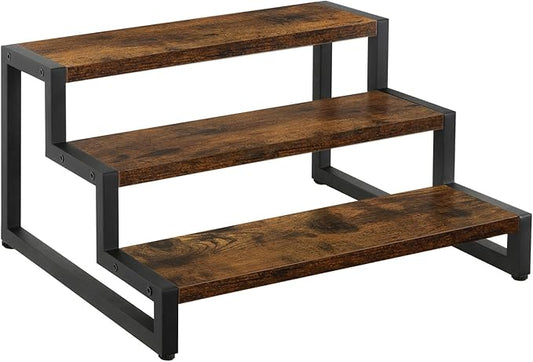 YINMIT Spice Rack Organizer for Countertop, 3 Tier Kitchen Counter Shelf, Wooden Tiered Display Stand Riser Shelf-Ruum Studio Home