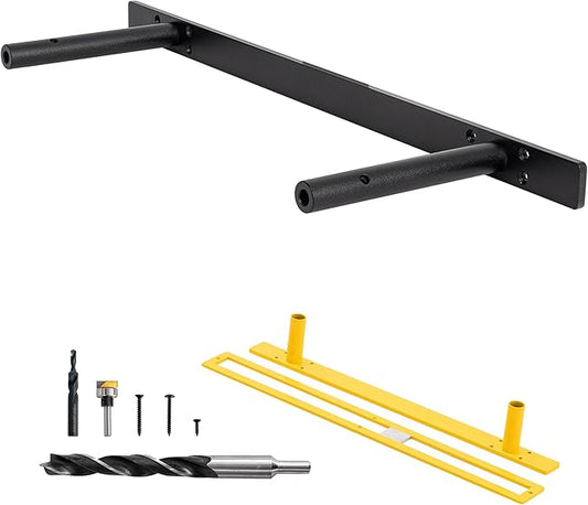 Heavy-Duty Floating Shelf Bracket, , Hidden Shelf Bracket for Mantel, if Installed on Studs, Maximum Load of 210 pounds, Hidden Bracket 22inches (with Premium Build kit)-Ruum Studio Home