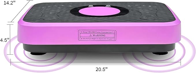 Vibration Plate Fitness Platform Whole Body Exercise Machine with 120 Speed Levels, Lymphatic Drainage, Fat Burning, and Weight Loss, Perfect for Women, Men, and Home Gym Exercise-Ruum Studio Home