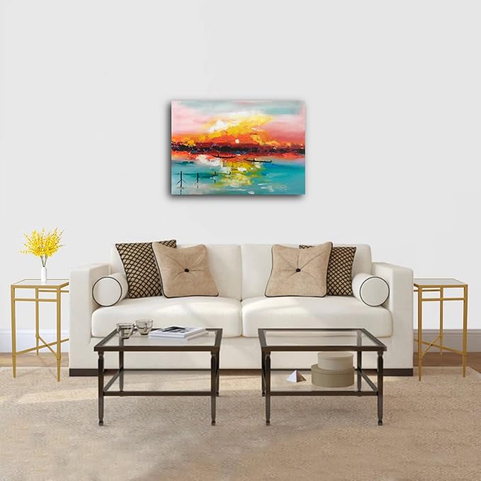 Gold End Table, Rectangle Side Table with Mirrored Top, Modern Metal End Table, Small Narrow Side Table for Living Room, Balcony, 22" L x 12.4" W x 24" D-Ruum Studio Home