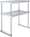 AmGood Double OverShelf Stainless Steel NSF - Many (30" Long x 18" Deep)-Ruum Studio Home