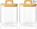 Sweejar 3 qt Glass Jars for Laundry Room Organization, 96 oz Laundry Pods Container, Glass Food Storage Jars with Airtight Lid, 2 Pack, Hand Lid-Ruum Studio Home
