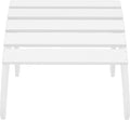 WestinTrends Outdoor Ottoman, Patio Adirondack Ottoman Foot Rest, All Weather Poly Lumber Folding Foot Stool for Adirondack Chair, Widely Used for Outside Porch Pool Lawn Backyard, White-Ruum Studio Home