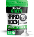 Rockin' Green Hard Rock Laundry Detergent for Hard Water (90 Loads), Plant based, Natural Laundry Detergent Powder, Biodegradable Odor Fighter, Safe for Sensitive Skin, 45 oz (Unscented)-Ruum Studio Home