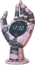 Cyberpunk Mechanical Hand Digital Alarm Clock, Steampunk Resin Statue, Desk Decor-Ruum Studio Home