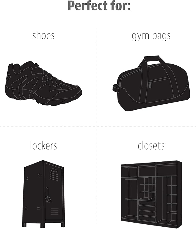 Sneaker Balls Odor-Fighting Shoe Fresheners, Eliminates Unpleasant Smells, Perfect For Sneakers, Gym Bags, Gear Bags, Drawers, Lockers, And More!, Happy, 2 Pack-Ruum Studio Home