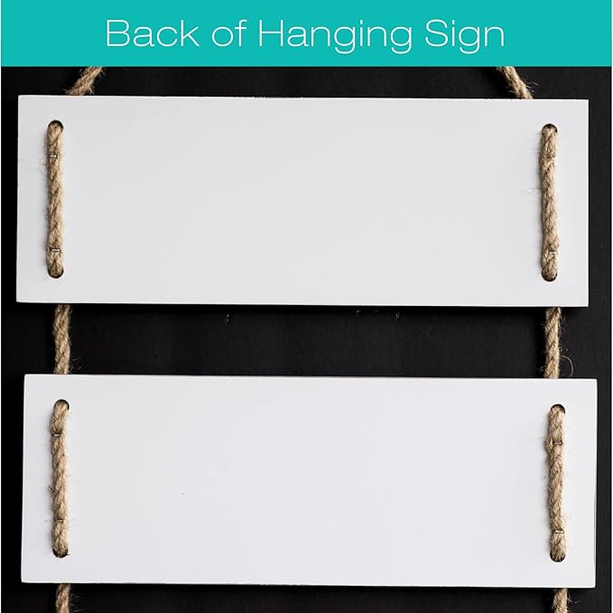 EXCELLO GLOBAL PRODUCTS Large Hanging Wall Sign: Rustic Wooden Decor (Grateful, Love, Believe, Thankful, Faith, Blessed) Hanging Wood Wall Decoration (11.75" x 32")-Ruum Studio Home