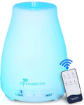 Diffuserlove Essential Oil Diffusers 200ML Remote Control Ultrasonic Mist Humidifiers BPA-Free Aromatherapy Diffuser with 7 Color Lights, Auto Shut-Off for Bedroom Office Kitchen-Ruum Studio Home