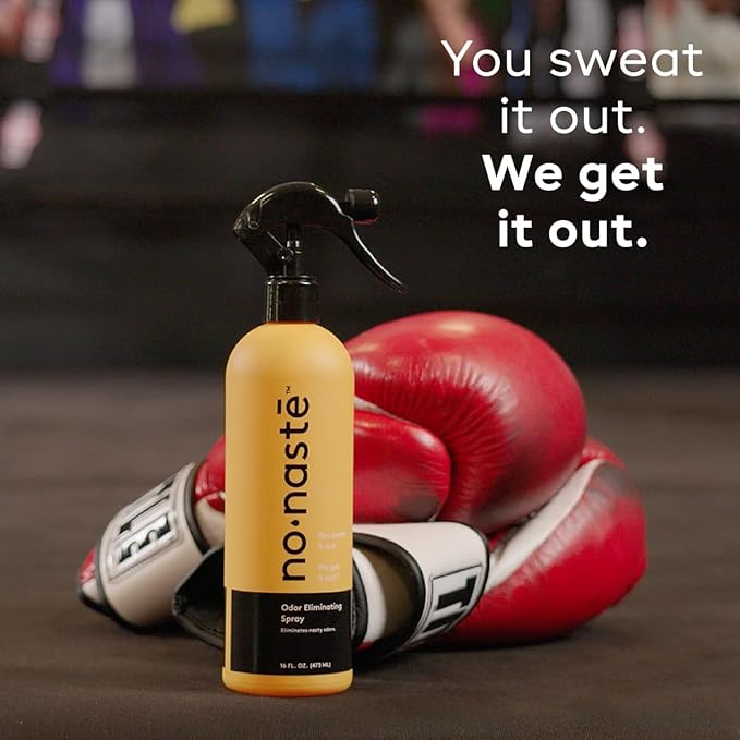 Nonaste Odor Eliminating Spray - 16 Fl Oz (Pack of 1) - Shoe & Yoga Mat Spray, Boxing Glove Deodorizer, Gym Bag Deodorizer, Fabric Odor Eliminator - No Washing Needed-Ruum Studio Home